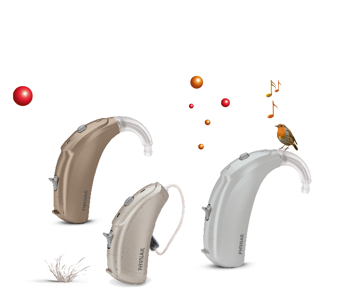 Naida V hearing aids from Phonak